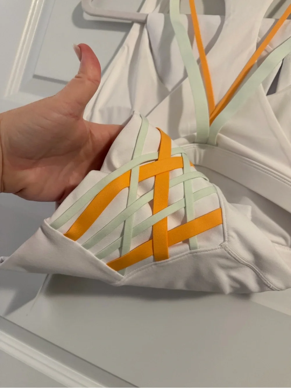 Fabletics white racerback